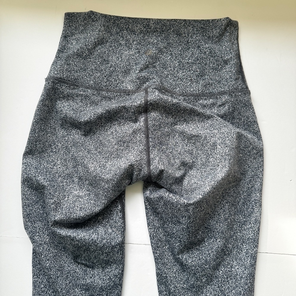 Lululemon High Times Pant Rio Mist White Black Leggings Stretchy Athletic Sz 6 - Picture 12 of 14